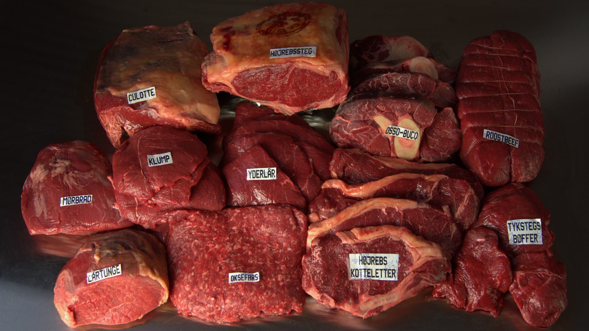 Luksuskasse (lår - og rygkød u. ben) – ca. 15 kg - Højvang Økologi