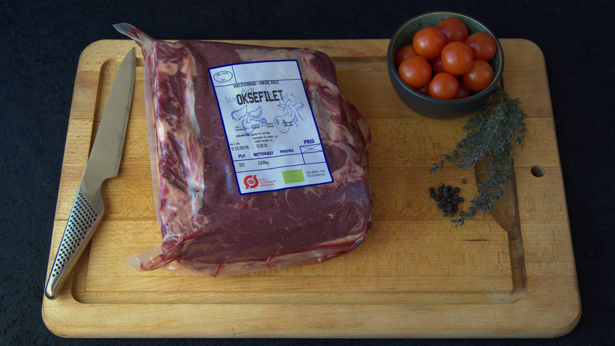 Oksefilet – ca. 2 kg - Højvang Økologi